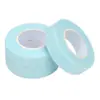 Cinta japonesa transpirable azul perforada no tejida para extensiones de pestañas, herramientas para pestañas moradas y rosas