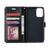 Funda de cuero para teléfono móvil Samsung S20 A51 con borde de aceite y diseño de caballo loco, marco de fotos, tarjetero, funda protectora tipo billetera A81