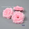 Embalagem 8cm flor rosa cocar minoritário caixa de presente para fazer flores caixa de flores com flor tecido para cena de casamento