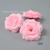 Flores de Rosa Simuladas de 8cm, Flores Artificiais, Materiais para DIY no Atacado, Parede de Flores para Fundo de Casamento, Arranjo de Flores para Corredor, Flores de Seda