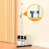 Miaojia Di Juego de Escoba y Recogedor Nuevo Material Engrosado y Ampliado para Baño, Escoba de Barrido con Cerdas Suaves Mágicas
