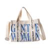 Bolso de Lona Transfronterizo de Moda para Celebridades de Internet para Mujer, Bolso Cuadrado Pequeño de Mano de Nueva Moda, Bolso de Gran Capacidad, Bolso Cruzado Ligero