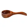 Cuchara grande de estilo japonés para comer fideos de caracol, cuchara de madera para comer, popular en internet, para beber fideos y sopa, cuchara larga para ramen de uso doméstico, cuchara para gachas