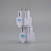 Enchufe adaptador estándar alemán enchufe de viaje europeo Francia Corea Rusia Indonesia enchufe adaptador de corriente