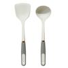 Espátula de Silicona, Cuchara para Sopa, Mango con Anillo Chapado en Oro, Sartén Antiadherente, Espátula de Silicona, Utensilios de Cocina de Silicona de Grado Alimenticio, Utensilios de Cocina de Silicona en Stock