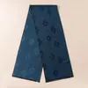 Bufanda Larga de Seda Cepillada de Moda Nueva Primavera/Verano Estilo Pareja Calentador de Cuello Bufanda Envolvente de Cuello de Alta Gama