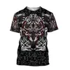 Verão 2023 novo venda direta da fábrica transfronteiriça impressão digital 3D masculina logo de carro corrida motocicleta T-shirt de secagem rápida