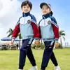 Uniformes de Jardim de Infância 2026 Dia de Esportes Uniformes da Turma do Primeiro Ano Conjunto de Uniformes para Escola Primária Conjunto de Três Peças para Primavera e Outono