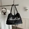 Bolsa de Ombro Tendência e Estilosa deste Ano para Mulheres 2026 Nova Bolsa de Mão Grande com Laço Bolsa de Ombro Bolsa Tote