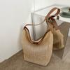 Bolso de Mano Tejido de Gran Capacidad de Moda para Mujer 2023 Nueva Moda Elegante Bolso de Hombro Tote de Paja