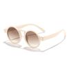 Gafas de sol redondas de colores vivos para niños, estilo callejero, protección solar para exteriores, con marco redondo, lindas, para bebés, con personalidad