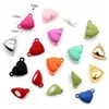 Accesorios para Joyería DIY Transfronterizos al por Mayor Conectores Magnéticos de Corazón de Colores Collares Pulseras Hechos a Mano Materiales de Aleación
