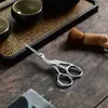 Sacos de Embalagem de Chá Atacado Dinastias Tang e Song, Tesouras, Tesouras Retro Estilo Japonês em Forma de Garça, Arte do Chá, Acessórios para Cerimônia de Chá Kung Fu