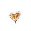 Joyería de diamantes para decoración de uñas Super Flash champán amor hacha Diamante gordo cuadrado octogonal Corazón torcido Diamante Red accesorios para uñas rojas al por mayor