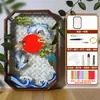 Kit de Materiales de Esmalte Filigrana Hecho a Mano DIY Cloisonné Adorno para Bandeja de Té Filigrana Cloisonné Bandeja de Vidrio Posavasos de Té