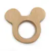 Venta al por mayor del fabricante Mordedor de Madera Juguete para la Dentición del Bebé Accesorios Niños Madera de Haya Animal Palito Mordedor Mordedor para Masticar Madera