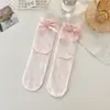 Calcetines de tubo de algodón para mujer color caramelo Macron, lazo dulce, calcetines de algodón, fabricantes al por mayor, calcetines de princesa jk Lolita japonesa