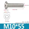 Tornillos de Acero Inoxidable 304 Biselados de Cabeza Hexagonal con Vaso Pernos Cabeza Plana Redonda Borde Biselado Accesorios para Muebles Tornillos M3M4M6