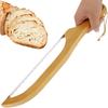 En stock Cuchillo de Pan de Madera Plegable Batidor de Masa Hogareño Madera Maciza Pan Sierra para Cortar Pan Herramientas para Hornear