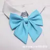Pajarita de Color Sólido con Puntiagudos y Acentos de Plumas, Accesorios Jk, Pajarita Estilo Japonés para Estudiante Mujer, Pajarita Grande con Cordón, Estilo Uniforme Escolar