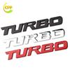 Personalidade de carro TURBO metal turbo logo de carro modificação esportes TURBO logo de carro adesivo de carro adesivo de carroceria de carro logo traseiro