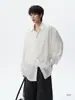 Camisa de Manga Larga para Hombre, Rosa, Transpirable, Lino Dopamina, Chaqueta Ligera de Verano con Protección Solar, Camisa Casual de Seda Helada