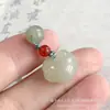 Cuentas Espaciadoras de Jade Hetian, Colgante de Cierre Ruyi, Dijes Pequeños de Ágata, Accesorios para Pulseras DIY, Materiales para Enhebrar, Paz y Alegría