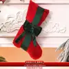 Colgantes de decoración navideña transfronterizos, bolsas de dulces para niños, calcetines de Navidad, bolsas de regalo, decoraciones para el ambiente del árbol de Navidad