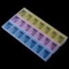 Caja de almacenamiento para cabezales de pulido para decoración de uñas Caja para cabezales de pulido para decoración de uñas Caja para exhibir polvo de limpieza Caja de almacenamiento para decoración de uñas Colección de herramientas