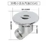 Bocal de abastecimento de tanque de combustível marítimo aço inoxidável 316 acessórios de modificação de iate tampa de tanque de combustível curva bocal de abastecimento de tanque de água de RV