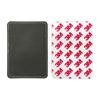 Nueva funda para tarjetas de color sólido de cuero funda para tarjetas de transferencia térmica sublimación impresión de funda para tarjetas material de funda para tarjetas de cuero PU al por mayor