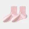 Meias Antibacterianas com Íons de Prata para Mulheres, Angulo Reto, Outono e Inverno, Absorventes de Suor, Respiráveis, Meia-Calça Média para Mulheres, Resistentes a Odores, Indústria de Meias de Zhuji