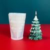 Vela Perfumada Árbol de Navidad Molde de Silicona Difusor DIY Yeso Jabón Hecho a Mano Cubito de Hielo Herramienta para Moler Pino