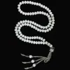 Contas de Oração de 6mm com Tassel, Contas Especiais de Vidro Plano Redondo Facetado, Disponíveis em Várias Cores, para Fazer Joias de Colar
