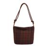 Nueva bolsa de cuadros retro de otoño e invierno para mujer de gran capacidad Bolso tote para mujer tendencia de moda ins bolso para mujer al por mayor