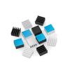Perfil de alumínio dissipador de calor fresado 8.8*8.8*5mm Raspberry Pi CPU chip eletrônico bloco térmico LED dissipador de calor