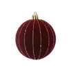 Nueva bola de Navidad transfronteriza, decoraciones para árbol de Navidad, arreglos de escenas navideñas, decoraciones festivas, serie de adornos flocados y pintados