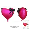 Nuevo Globo de 22 pulgadas con Lazo de Amor para el Día de San Valentín, Día de San Valentín Chino, Escena de Confesión, Propuesta, Boda, Globo de Película de Aluminio