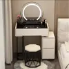 Tocador pequeño, mesita de noche para dormitorio, diseño moderno y minimalista, nuevo modelo inteligente 2026, tocador integrado para el dormitorio principal
