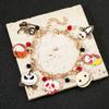 Pulsera de Halloween transfronteriza con combinación creativa de dibujos animados, lazo, calavera, fantasma, calabaza, mueca y cereza