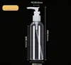 50 Botellas de Plástico de 100ml, Botellas para Loción, Bomba de Pico de Pato, Bomba de Clip de Presión Manual, Botellas Dispensadoras de Cosméticos y Champú