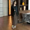 Talla Grande Moda Femenina Sentido del Estilo Old Money Chaleco de Cuero Otoño Temprano Nuevo Chica Gordita Chaleco Cardigan Delgado Gigante Top
