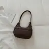 Bolso bandolera para mujer con textura de piel suave y sencilla, nuevo modelo 2026, elegante diseño de nicho para dama, bolso de hombro cruzado para exportación