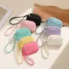 Estilo Coreano Lápiz Labial Estudiante Almacenamiento de Audífonos Billetera para Monedas Compacto Mini Llavero Colgante Multicolores Cartera de Mano