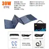 Painel solar dobrável 50W 12V18V alta potência externo portátil para caminhada carregamento rápido painel fotovoltaico para celulares e computadores