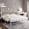 Cama de hierro reforzada, simple y moderna, estilo princesa, de Internet Celebrity, cama doble de 1,8 m, cama individual nórdica con estructura de hierro de 1 m.