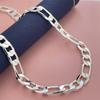 Joyería más vendida transfronteriza entre Europa y Estados Unidos chapada en plata 925 de 12 mm 3: 1 collar Ferrero 40-75CM en stock