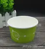 Copo de papel para sorvete 10 oz 295ml, pote de papel, caixa de papel com tampa personalizada, prova gratuita, pelo menos 10.000 pedidos