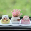 Adornos de Muñeco de Cabeza Móvil de Dibujos Animados Seleccionados Cuidadosamente, Accesorios de Interior de Coche para Mujeres, Artículos Creativos de Decoración para el Salpicadero del Coche