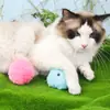 Bola Sonora Brinquedo para Pet Auto-Hi Gato de Pelúcia Calmante com Catnip Brinquedo para Gato Suprimentos Inteligentes para Pets